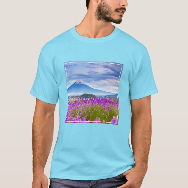 Camiseta Flores | Monte Fugi Japão (Frente)