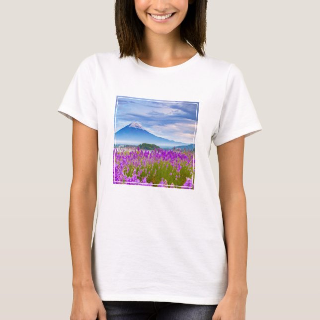 Camiseta Flores | Monte Fugi Japão (Frente)
