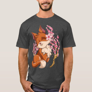 Camiseta Flores Natureza Raposa Animal Raposa Raposa