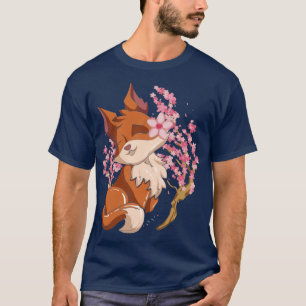 Camiseta Flores Natureza Raposa Animal Raposa Raposa