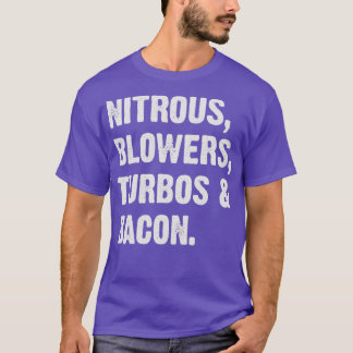 Camiseta Flores Nitrosos Turbos e Bacon