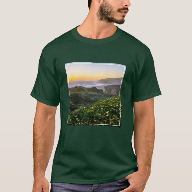 Camiseta Flores | Papais noeis Cruz Califórnia (Frente)