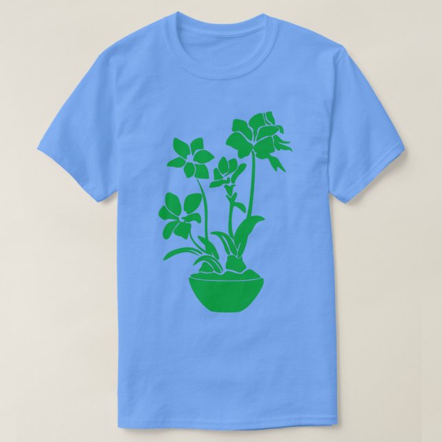 Camiseta Flores perenes que florescem o verão inteiro 1 (Frente do Design)