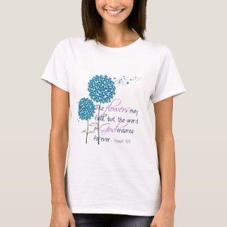 Camiseta Flores podem cair...