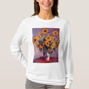 Camiseta Flores por Claude Monet Shirt