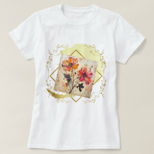 Camiseta Flores Pressionadas