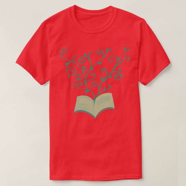 Camiseta flores que crescem do livro Amo da Flor (Frente do Design)