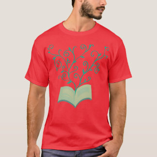 Camiseta flores que crescem do livro Amo da Flor