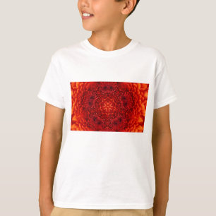 Camiseta FLORES RED DAHLIA Abstrato Floral