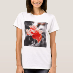 Camiseta Flores Românticas de Rosa #2