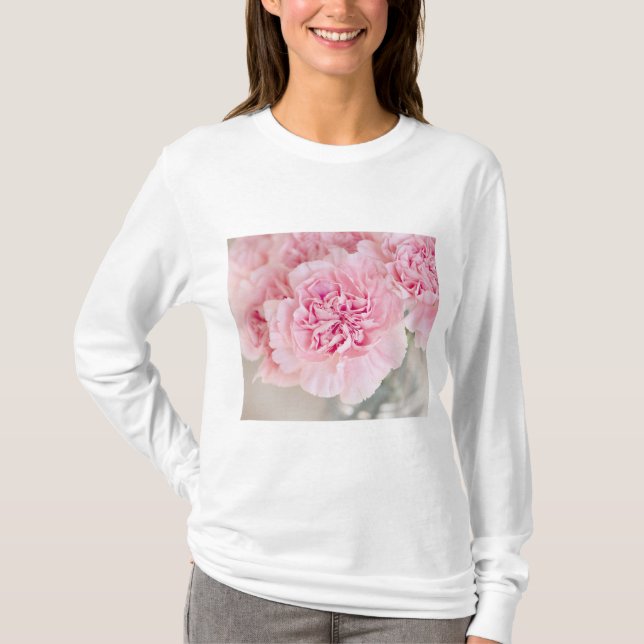 Camiseta Flores Rosa Rosa Rosa Rosa Rosa Rosa Rosa Rosa Ros (Frente)