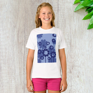 Camiseta Flores Roxas