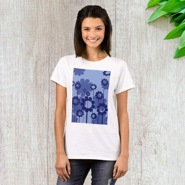 Camiseta Flores Roxas (Criador carregado)