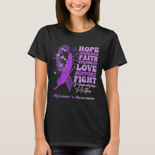 Camiseta Flores Roxas Memórias da Fita Heimers Consciência