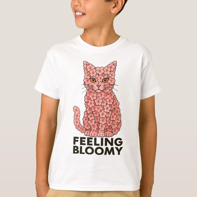 Camiseta Flores Sakura Sentindo Sangue (Frente)