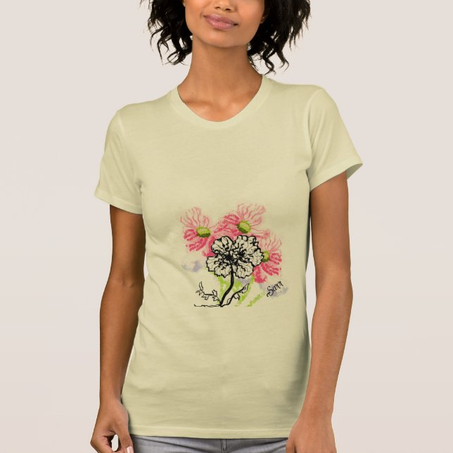 Camiseta : Flores Selvagens (Frente)