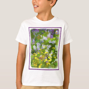 Camiseta Flores Selvagens Impasto - Arte Flor Original