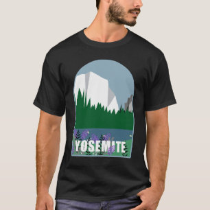 Camiseta Flores Selvagens No Parque Nacional De Yosemite