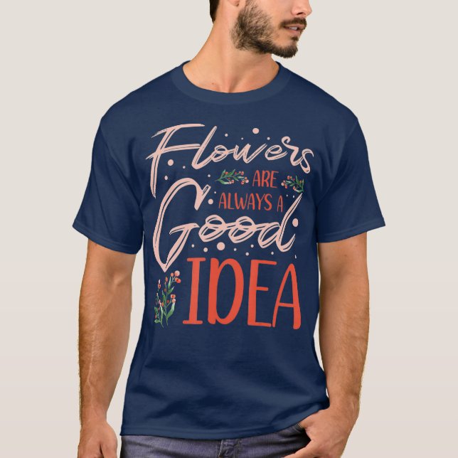 Camiseta Flores sempre g para Florista do Fusível (Frente)