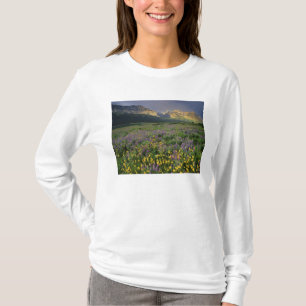 Camiseta Flores silvestres da pradaria preenchem a pradaria