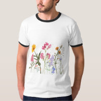 Flores Silvestres, Floral Pastel Botânico Vintage