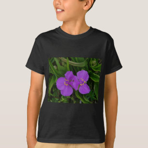 Camiseta Flores Silvestres Fuchsia Spiderwort Presentes de