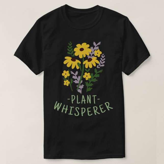 Camiseta Flores, Suspiro de Plantas (Frente do Design)