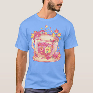Camiseta Flores teacup de chá