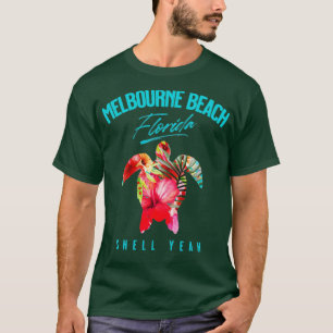 Camiseta Flores Tropicais de Hibisco da Flórida Melbourne