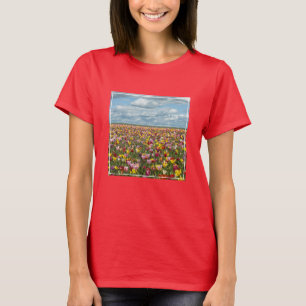 Camiseta Flores Tulips Willamette Valley Oregon