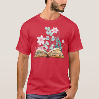 Camiseta Flores venenosas que crescem a partir do livro