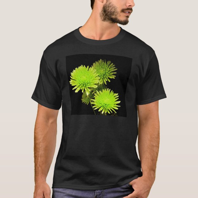 Camiseta Flores Verdes (Frente)
