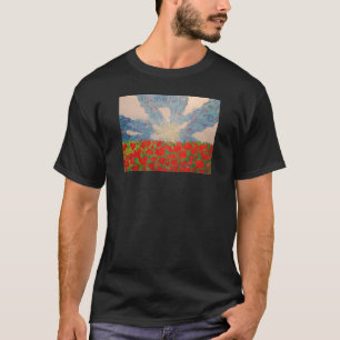 Camiseta Flores Vermelhas