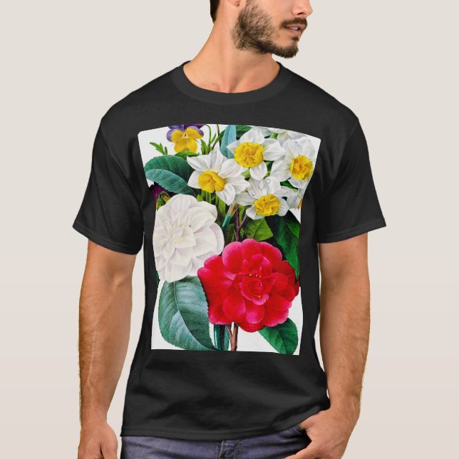 Camiseta Flores Vintage (Frente)