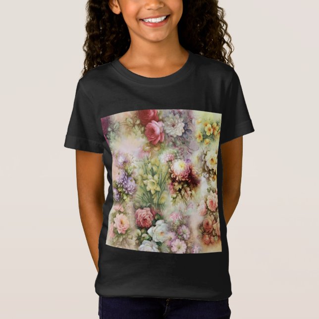 Camiseta Flores Vintage (Frente)