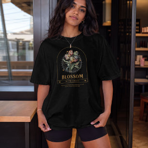 Camiseta Florescer com Graça – Botânica Floral Vintage boho