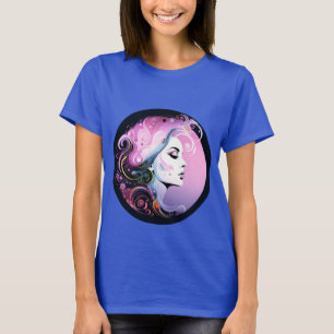Camiseta "Florescer Feminino" Beleza Feminina