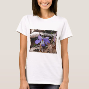 Camiseta FloresSilvestres Violeta Pata de Pássaro Hot Sprin