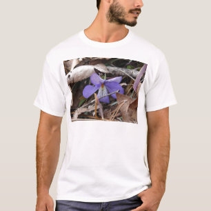 Camiseta FloresSilvestres Violeta Pata de Pássaro Hot Sprin