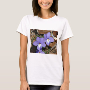Camiseta FloresSilvestres Violeta Pata de Pássaro III Prese