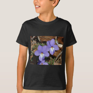 Camiseta FloresSilvestres Violeta Pata de Pássaro III Prese