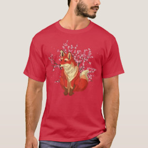 Camiseta Floresta Amante de os animais Cherry Blossom Sakur