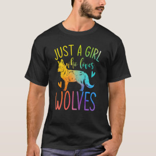 Camiseta Floresta Amante de os animais Meninas Selvagens Pr
