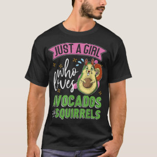 Camiseta Floresta Animal Avocado Meninas do Lover Mulheres 