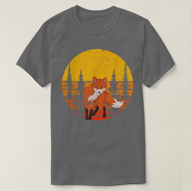 Camiseta Floresta Bestial De Fo Retro-Natureza Fo (Frente do Design)