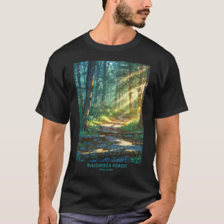 Camiseta Floresta Biaowiea Polônia