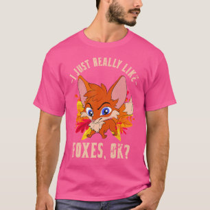 Camiseta Floresta Cura Natureza Animal Raposa Pão Penteado