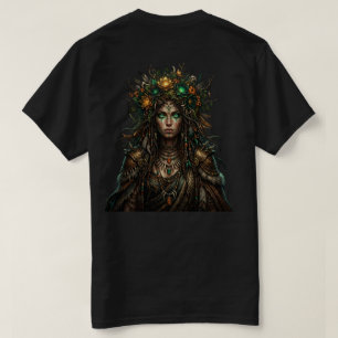 Camiseta Floresta da Alma - Streetwear de Fantasia Sombria