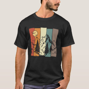 Camiseta Floresta da Natureza da Vida Selvagem da Lua Cheia