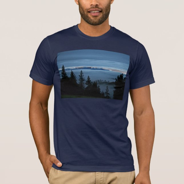Camiseta Floresta da névoa de Oregon (Frente)